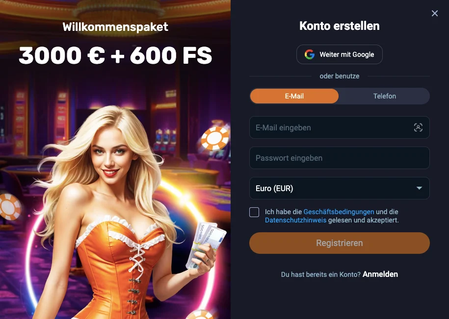 Vox Casino registrierung